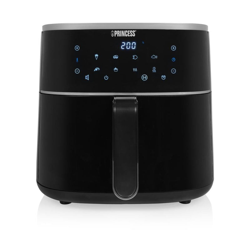 Afbeelding laden in galerijviewer, Princess digitale airfryer 6l heteluchtfriteuse (zwart, 6 liter)
