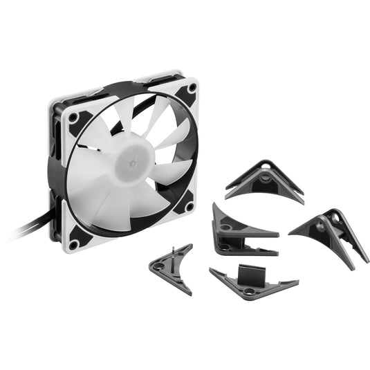 Sharkoon silentstorm 120 pwm rgb case fan (120 x 120 x 25 mm)