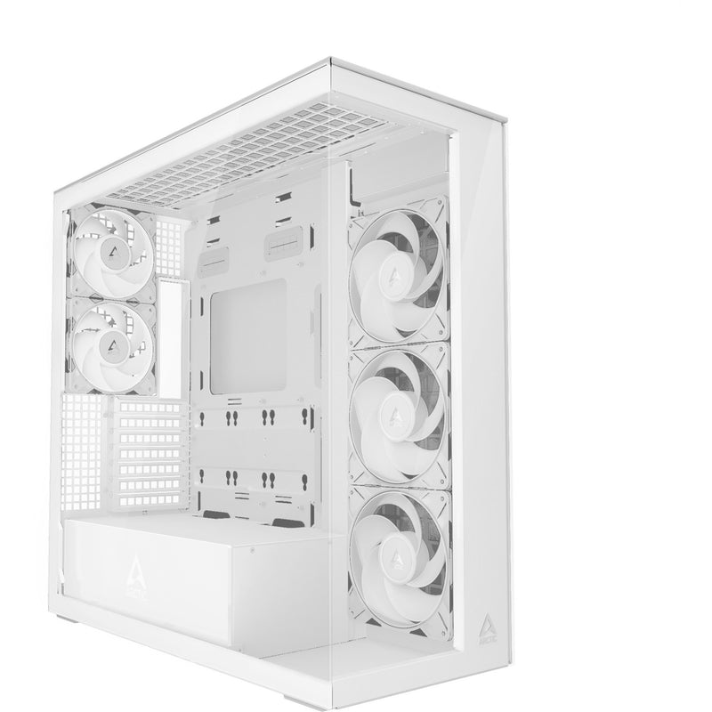 Afbeelding laden in galerijviewer, Arctic xtender vg midi tower behuizing (wit | 2x usb-a | 1x usb-c | rgb | tempered glass)
