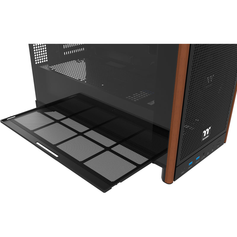 Afbeelding laden in galerijviewer, Thermaltake s370 ws midi tower behuizing (zwart | 2x usb-a | 1x usb-c | tempered glass)
