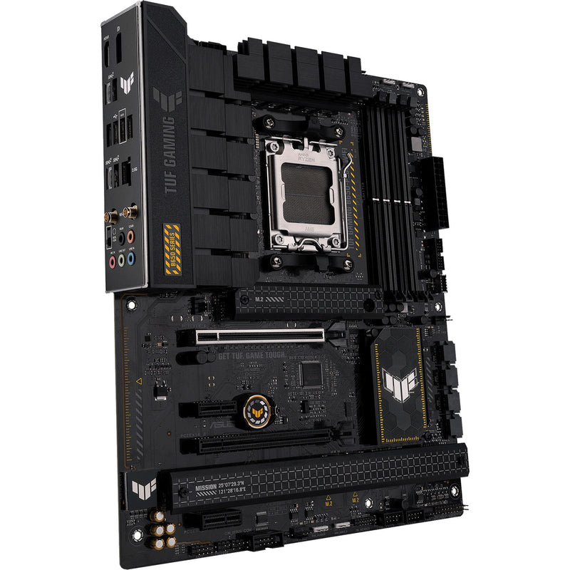 Afbeelding laden in galerijviewer, Asus tuf gaming b650-plus wifi socket am5 moederbord (zwart lichtoranje, raid, 2.5gb-lan, wi-fi 6, bt 5.2, sound, atx)
