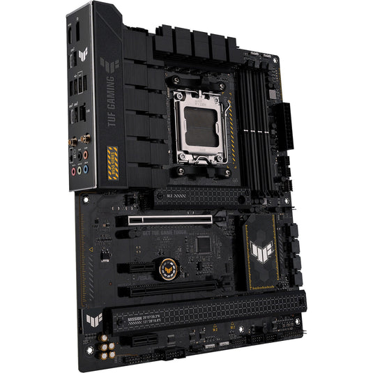 Asus tuf gaming b650-plus wifi socket am5 moederbord (zwart lichtoranje, raid, 2.5gb-lan, wi-fi 6, bt 5.2, sound, atx)