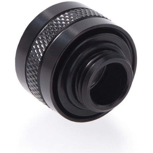Alphacool eiszapfen pro 13 mm hardtube fitting g1 4 - deep black verbinding (zwart (mat))