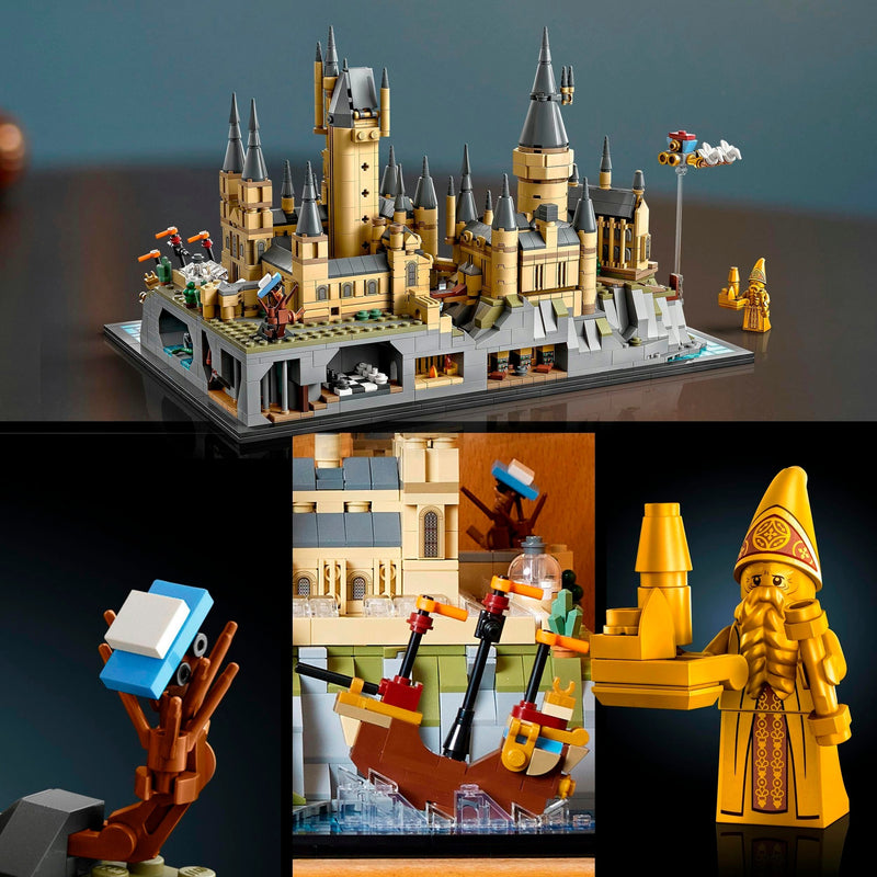 Afbeelding laden in galerijviewer, Lego harry potter kasteel zweinstein en terrein grote set voor volwassenen - 76419
