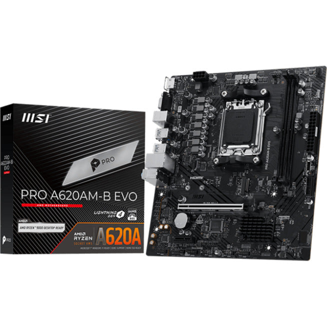 Afbeelding laden in galerijviewer, Msi pro a620am-b evo socket am5 moederbord (raid, 2.5gb-lan, sound, µatx)
