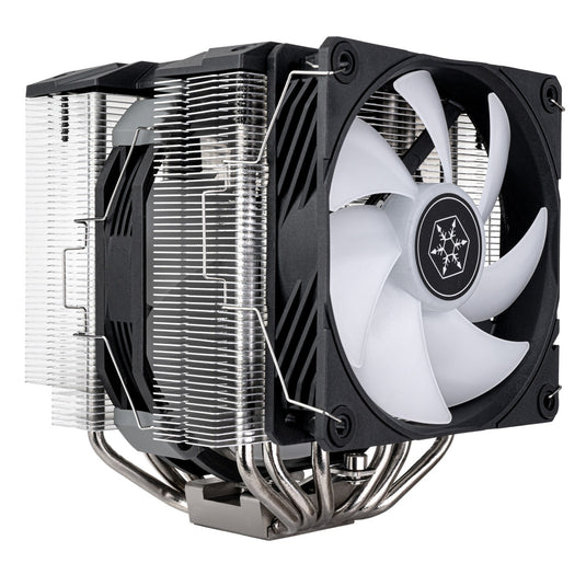 Silverstone sst-hyd140-argb cpu-koeler (4-pins pwm fan-connector, 4-1 pin argb (5v led))