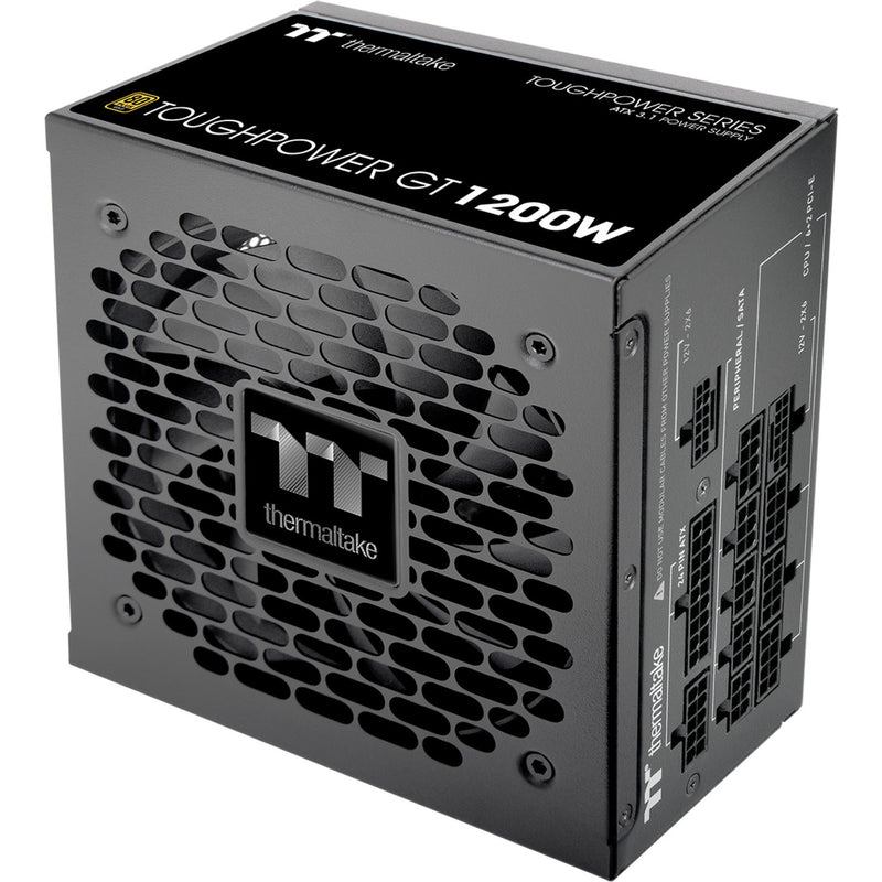 Afbeelding laden in galerijviewer, Thermaltake toughpower gt modulaire 1200 watt voeding (zwart, 5x pcie)
