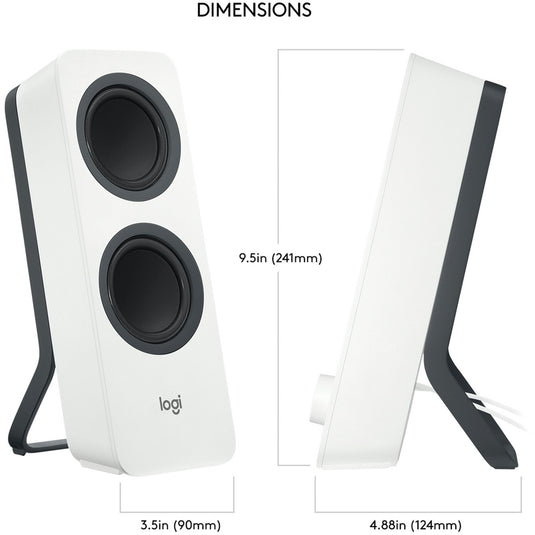 Logitech z207 pc-luidspreker (wit)
