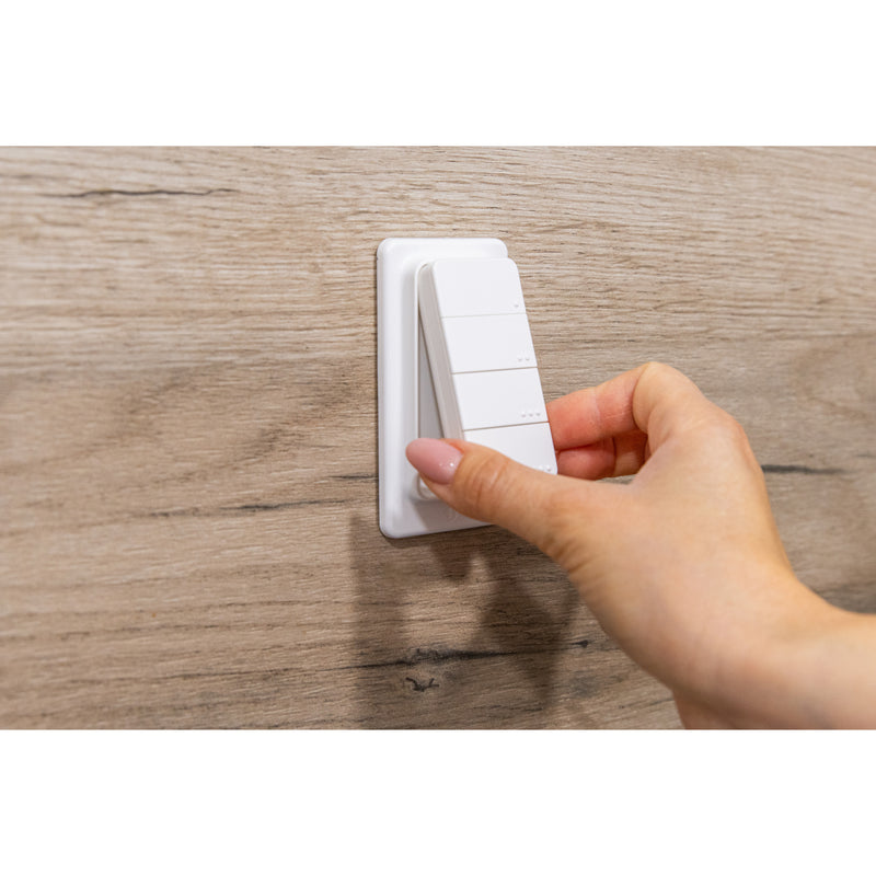 Afbeelding laden in galerijviewer, Shelly blu rc button 4 zb afstandsbediening (wit, bluetooth 5 (le), zigbee)
