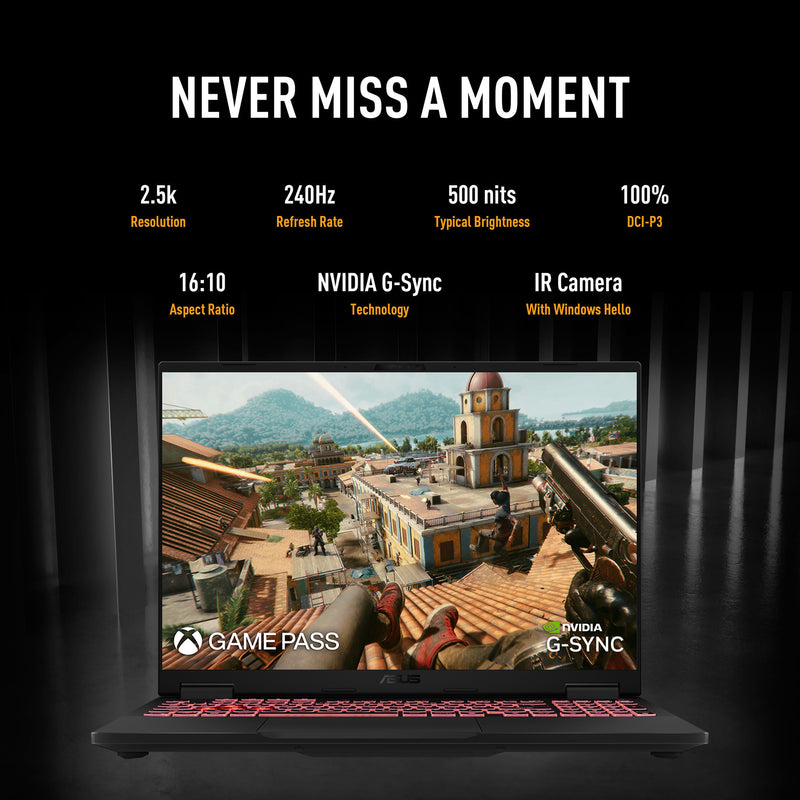Afbeelding laden in galerijviewer, Asus tuf gaming a18 fa808um-s8132w 18 gaming laptop (zwart grijs | r7 260 | rtx 5060 | 16 gb | 512 gb ssd)
