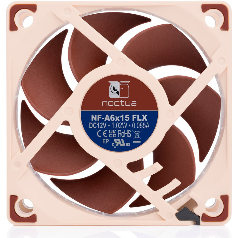 Afbeelding laden in galerijviewer, Noctua nf-a6x15 flx case fan (60 x 60 x 15 mm)
