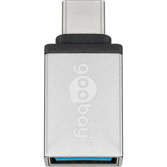 Goobay usb-c usb a otg superspeed adapter (zilver)