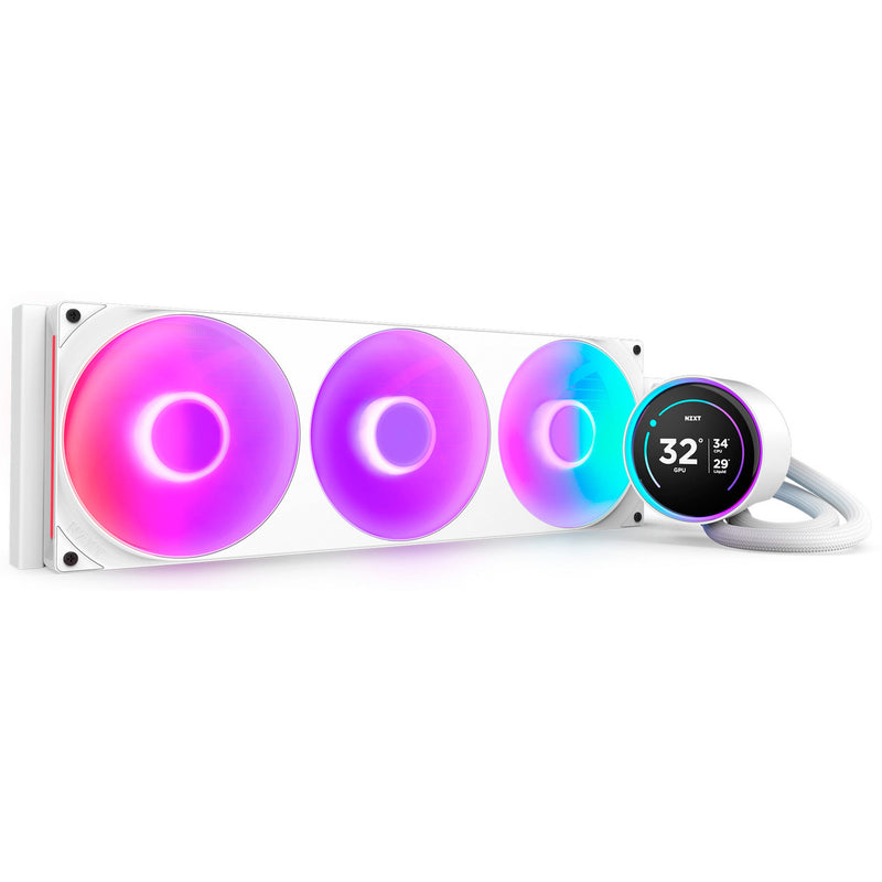 Afbeelding laden in galerijviewer, Nzxt kraken elite 420 rgb waterkoeling (wit)
