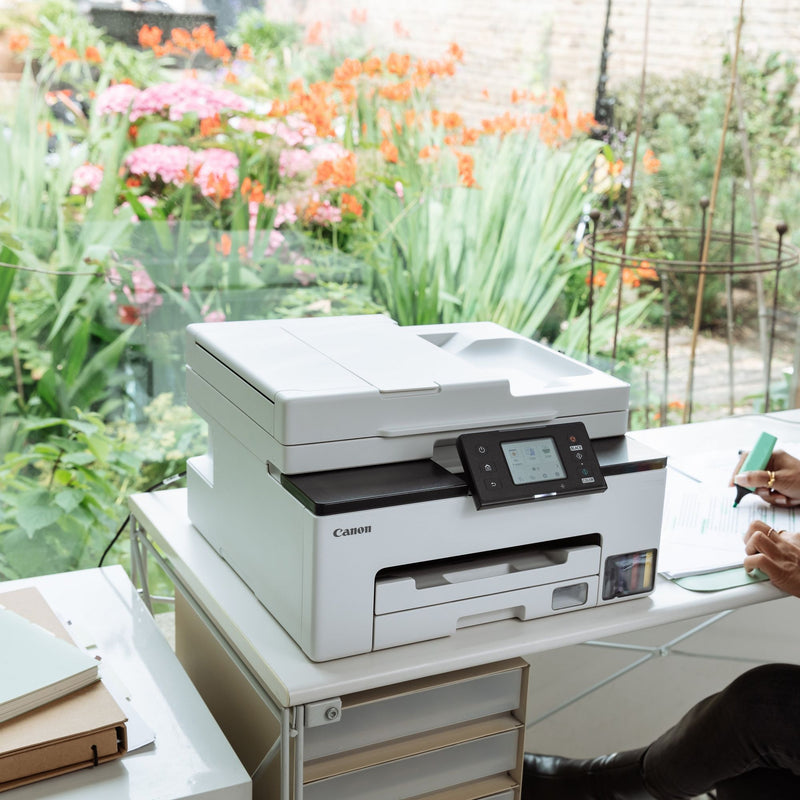 Afbeelding laden in galerijviewer, Canon maxify gx2051 all-in-one inkjetprinter met faxfunctie (wit, printen, kopiëren, scannen, faxen, wi-fi)
