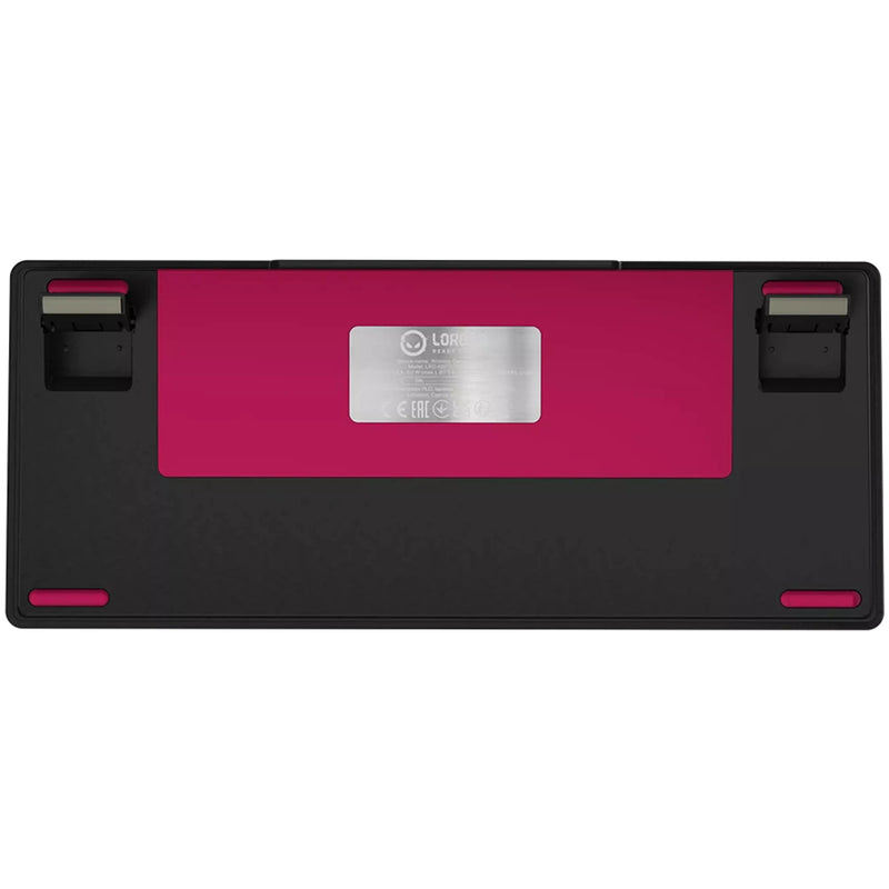 Afbeelding laden in galerijviewer, Lorgar kbp7075w rgb mechanisch gaming toetsenbord (zwart, us lay-out (qwerty), logar toxic purple, 75%, rgb, hot-swappable, pbt double-shot, bluetooth | 2.4ghz | usb)
