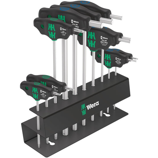 Wera bicycle set 6, 10‑delig schroevendraaier (zwart groen)