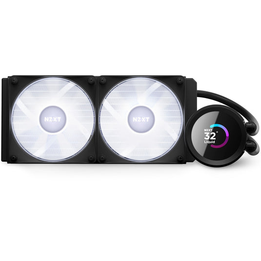 Nzxt kraken 240 rgb waterkoeling (zwart)