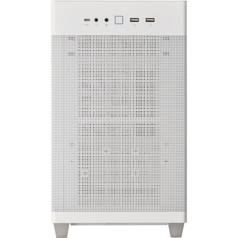 Afbeelding laden in galerijviewer, Asus prime ap201 mini tower behuizing (wit | 2x usb-a | 1x usb-c)
