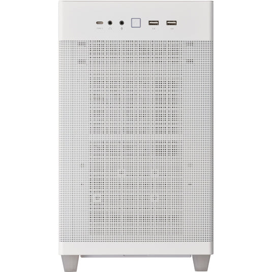 Asus prime ap201 mini tower behuizing (wit | 2x usb-a | 1x usb-c)