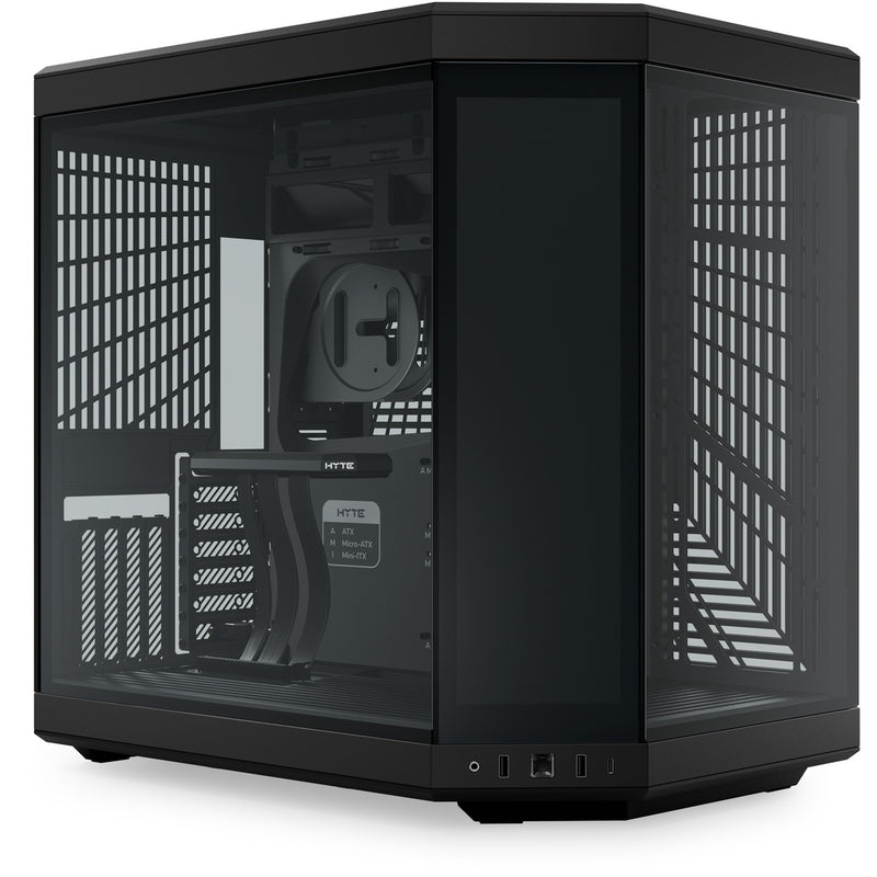Afbeelding laden in galerijviewer, Hyte y70 touch infinite midi tower behuizing (zwart | 2x usb-a | 1x usb-c | tempered glass)
