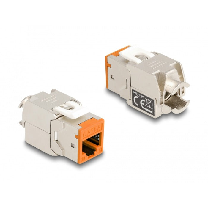 Afbeelding laden in galerijviewer, Delock rj45 jack > lsa cat 6a toolfree keystone module (meerkleurig, 8 stuks)

