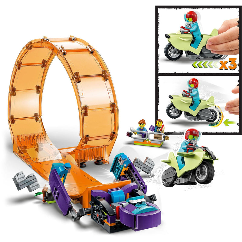 Afbeelding laden in galerijviewer, Lego city - chimpansee stuntlooping constructiespeelgoed (60338)
