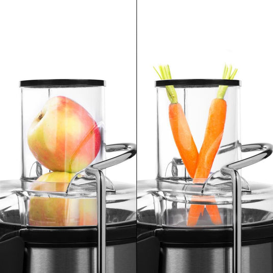 Princess 203040 juice extractor sapcentrifuge (zwart roestvrij staal, vaatwasser geschikte onderelen | 800 w)