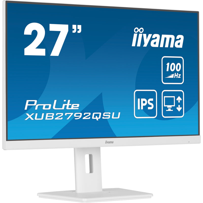 Afbeelding laden in galerijviewer, Iiyama prolite xub2792qsu-w6 27 monitor (wit, hdmi, displayport, 4x usb-a, usb-b)
