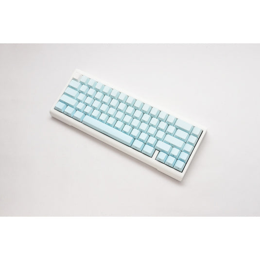 Ducky projectd tinker 65 - pom edition met qmk via rgb mechanisch toetsenbord (lichtblauw, us lay-out (qwerty), kailh box cream pro, 65%, rgb leds, double-shot pbt, hot-swappable pom, gasket mount)
