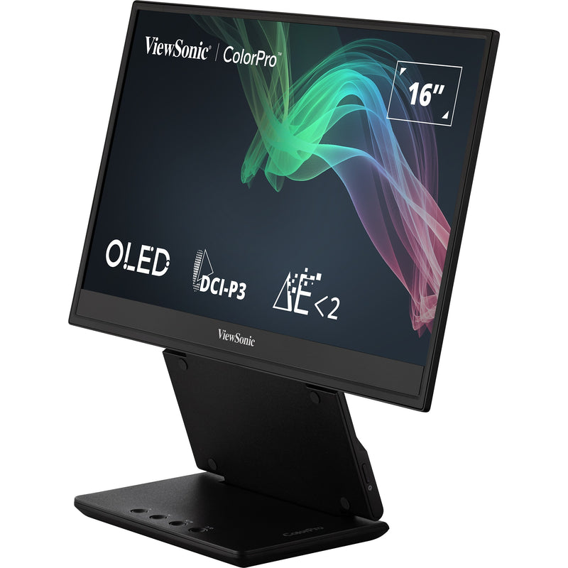 Afbeelding laden in galerijviewer, Viewsonic vp16-oled 16 monitor (zwart (mat), 1x micro-hdmi, usb-c, sound)
