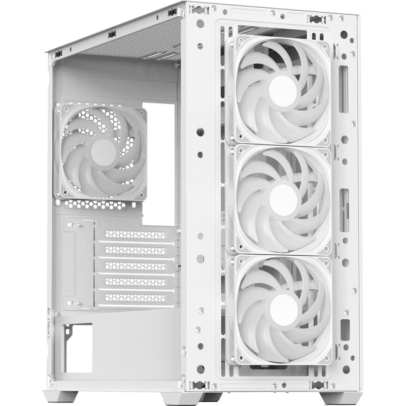 Afbeelding laden in galerijviewer, Aerocool b301a mini tower behuizing (wit | 1x usb-a | 1x usb-c | rgb)

