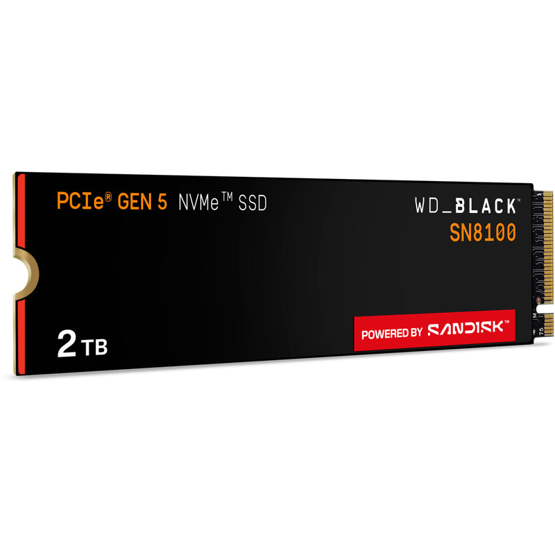 Afbeelding laden in galerijviewer, Wd black sn8100 2 tb ssd (pcie 5.0 x4, nvme 2.0, m.2 2280)
