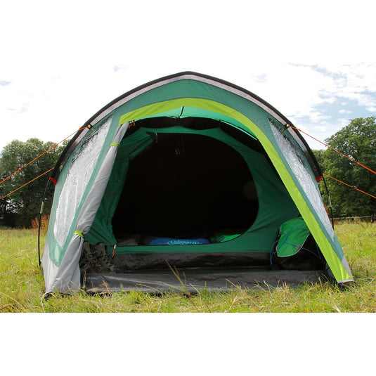 Coleman kobuk valley 4 plus tent (donkergroen lichtgroen)