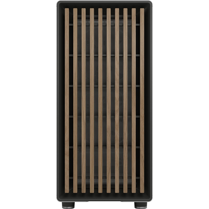 Afbeelding laden in galerijviewer, Fractal design north midi tower behuizing (wit houtkleur | 2x usb-a | 1x usb-c | tempered glass)
