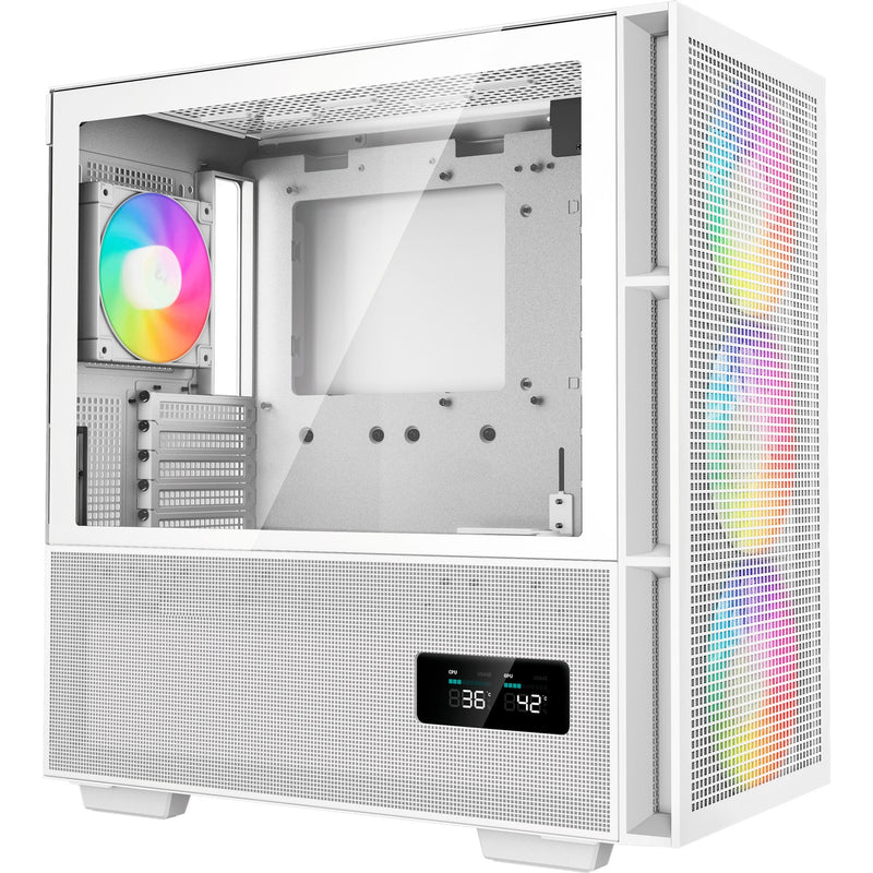 Afbeelding laden in galerijviewer, Deepcool ch560 digital midi tower behuizing (wit | 1x usb-a | 1x usb-c | rgb | tempered glass)
