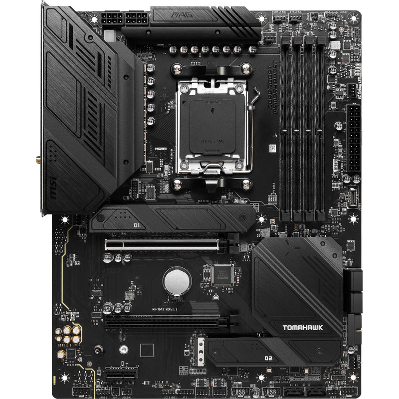 Afbeelding laden in galerijviewer, Msi mag b650 tomahawk wifi socket am5 moederbord (zwart, raid, 2.5 gb-lan, wi-fi 6e, bt, sound, atx)
