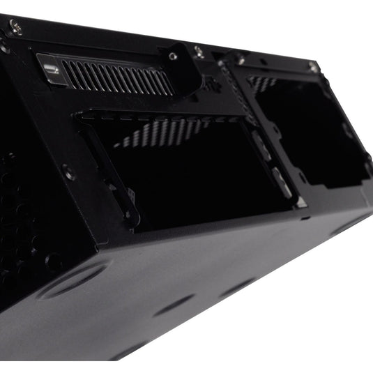 Silverstone milo ml05b htpc behuizing (zwart | 2x usb-a)