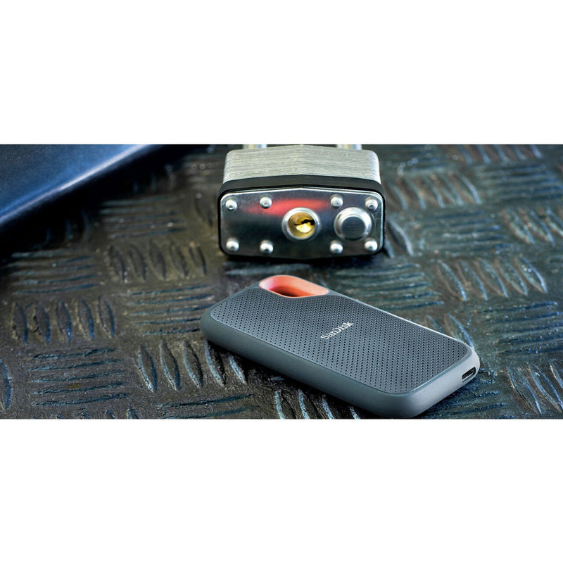 Afbeelding laden in galerijviewer, Sandisk extreme portable v2, 1 tb externe ssd (zwart oranje, sdssde61-1t00-g25, usb-c)
