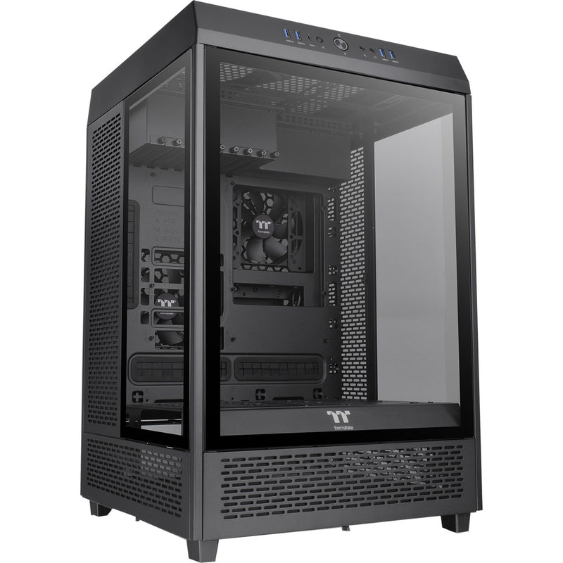 Afbeelding laden in galerijviewer, Thermaltake the tower 500 midi tower behuizing (zwart | 4x usb-a | 1x usb-c | tempered glass)
