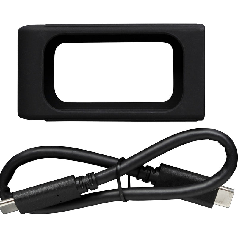 Afbeelding laden in galerijviewer, Kingston xs2000 portable 4 tb externe ssd (zilver zwart, sxs2000 2000g, usb-c 3.2 (20 gbit s))
