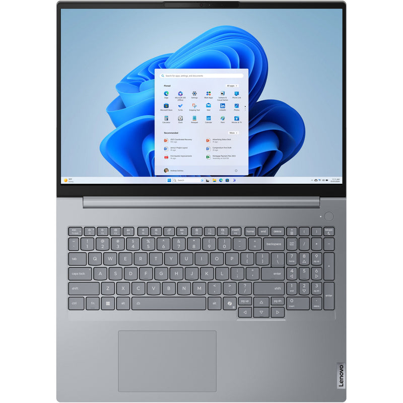 Afbeelding laden in galerijviewer, Lenovo thinkbook 16 g8 irl (21sh00g0mh) 16 laptop (grijs | core i5-13420h | uhd graphics | 16 gb | 512 gb ssd)
