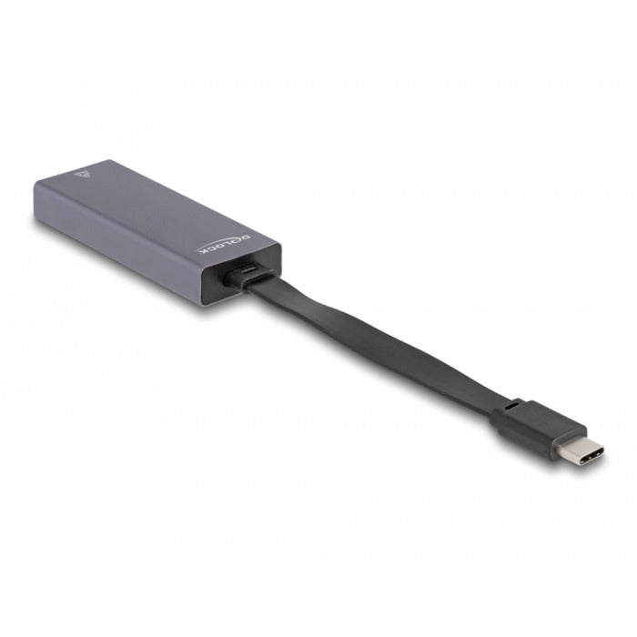 Afbeelding laden in galerijviewer, Delock usb-c > 2.5 gigabit lan slim netwerkadapter (grijs)
