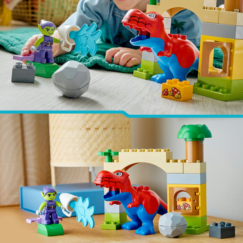 Afbeelding laden in galerijviewer, Lego duplo 10463 dinosaurus spidey-rex vs. green goblin
