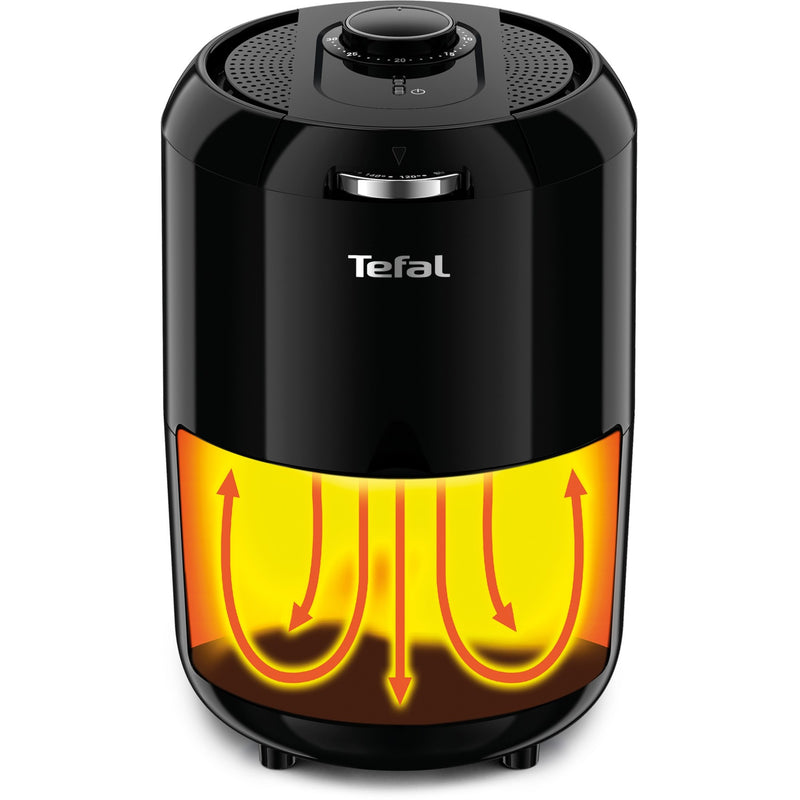 Afbeelding laden in galerijviewer, Tefal easy fry compact ey1018 heteluchtfriteuse (zwart, 1.6 liter)
