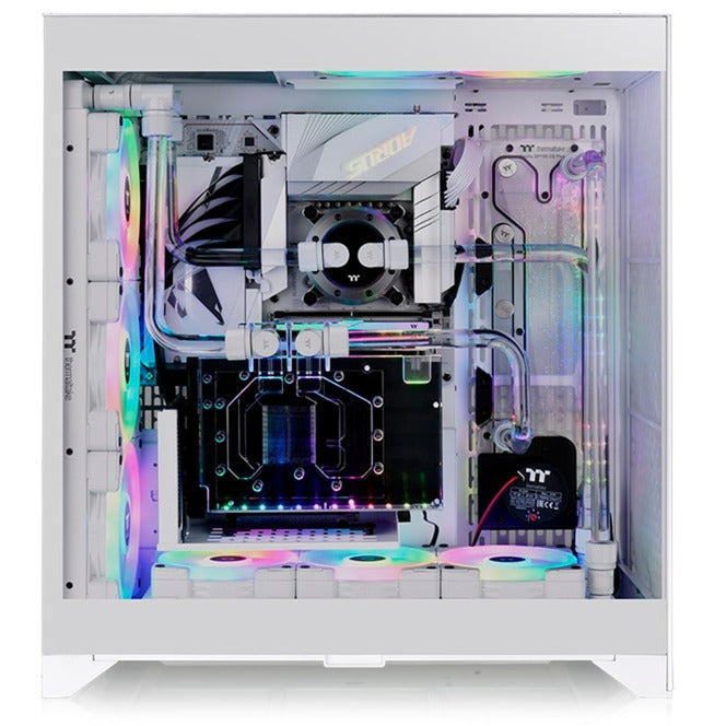 Afbeelding laden in galerijviewer, Thermaltake cte e660 mx snow midi tower behuizing (wit | 2x usb-a | 1x usb-c | tempered glass)
