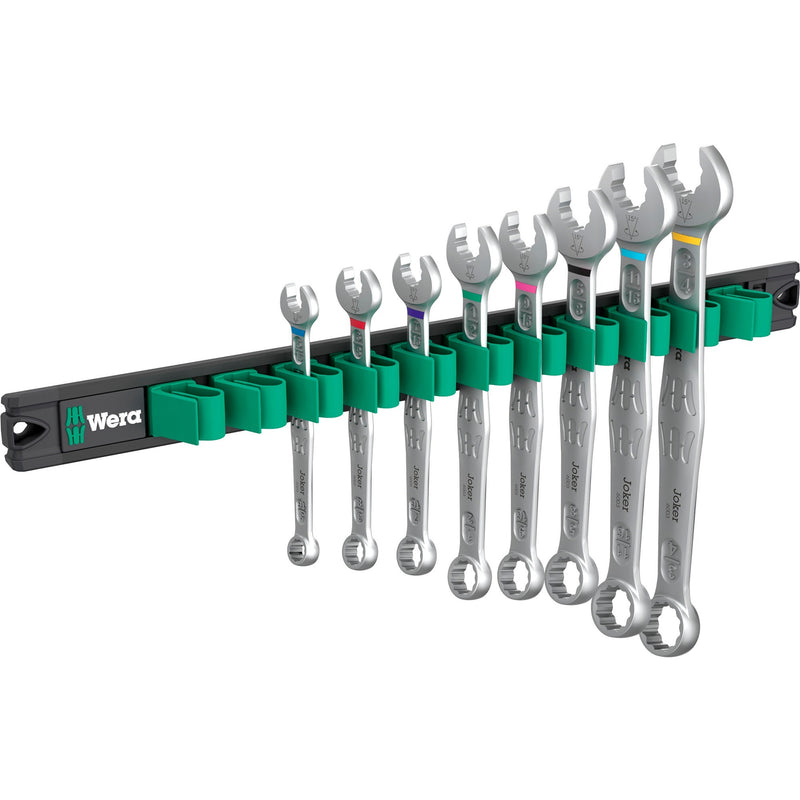Afbeelding laden in galerijviewer, Wera 9642 magneetstrip 6003 joker imperial 1 ringsteeksleutelset moersleutel (inch, 8‑delig)
