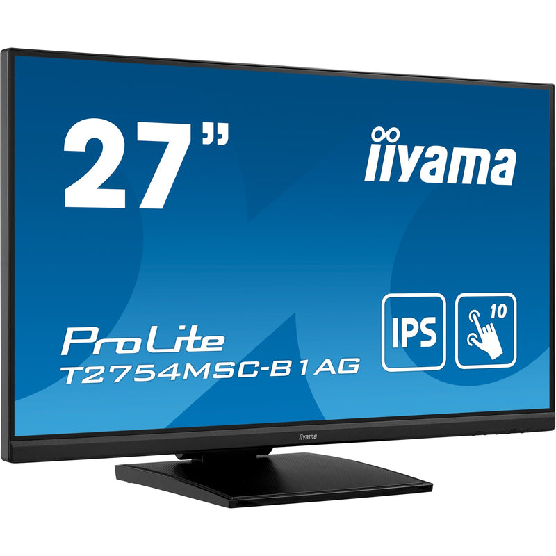 Afbeelding laden in galerijviewer, Iiyama prolite t2754msc-b1ag 27 touchscreen monitor (zwart, hdmi, vga, usb-a, usb-b)
