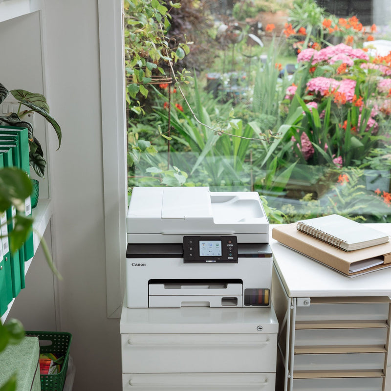 Afbeelding laden in galerijviewer, Canon maxify gx2051 all-in-one inkjetprinter met faxfunctie (wit, printen, kopiëren, scannen, faxen, wi-fi)
