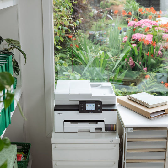 Canon maxify gx2051 all-in-one inkjetprinter met faxfunctie (wit, printen, kopiëren, scannen, faxen, wi-fi)