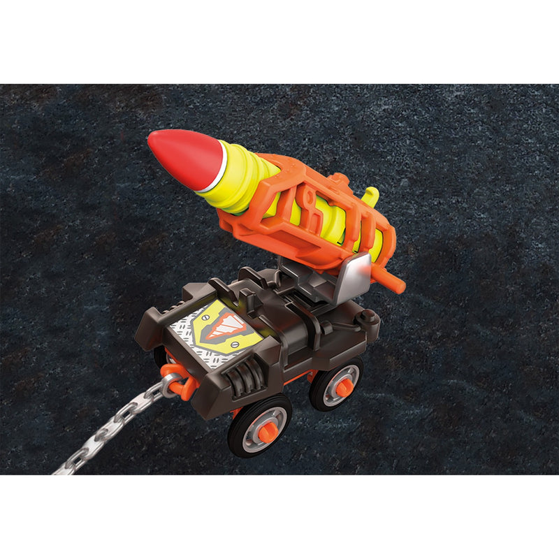 Afbeelding laden in galerijviewer, Playmobil dino rise - dino mine raket kart constructiespeelgoed (70929)
